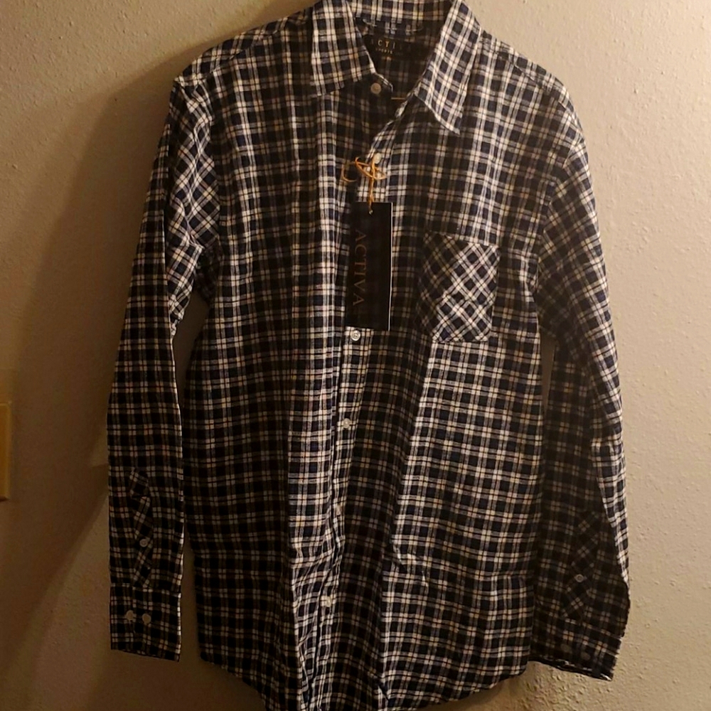 Men long sleeve Shirt cotton